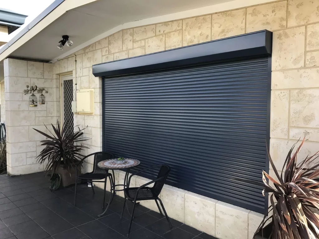 External roller blinds installation