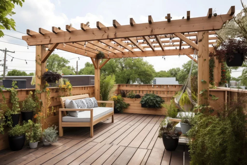 BlindBliss pergola installation