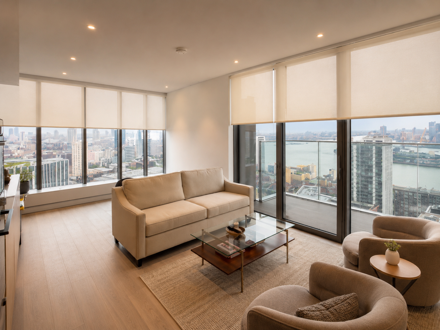 Concealed and recessed specialist blinds