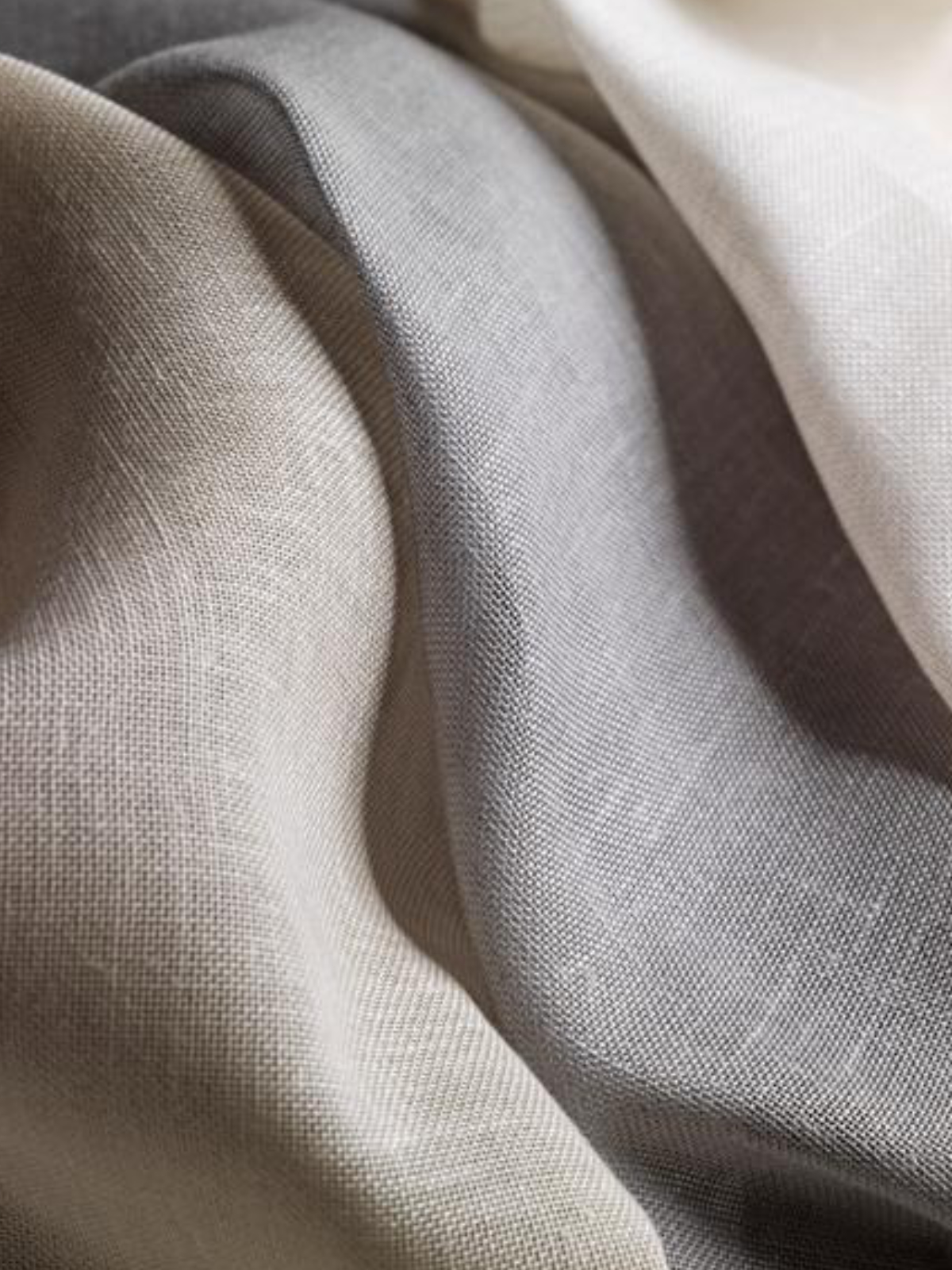 Linen and natural fabric curtains