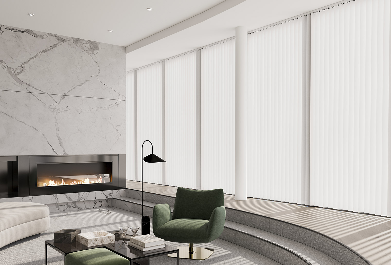 Large Window and Patio Door Vertical Blinds
